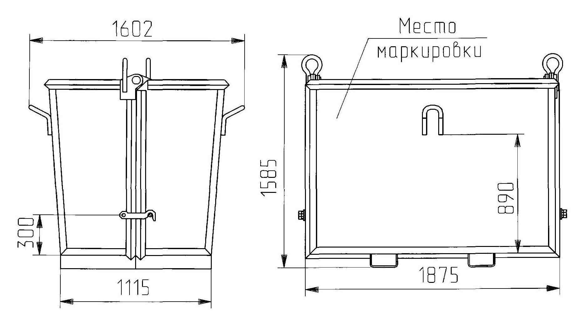 Тара самораскрывающаяся 2.2Т . Группа компаний ПРОМТЕХ. Нестандартное  оборудование для профилирования, гибки, производства металлочерепицы